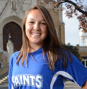 Amanda Hinojosa had three hits in the second game.