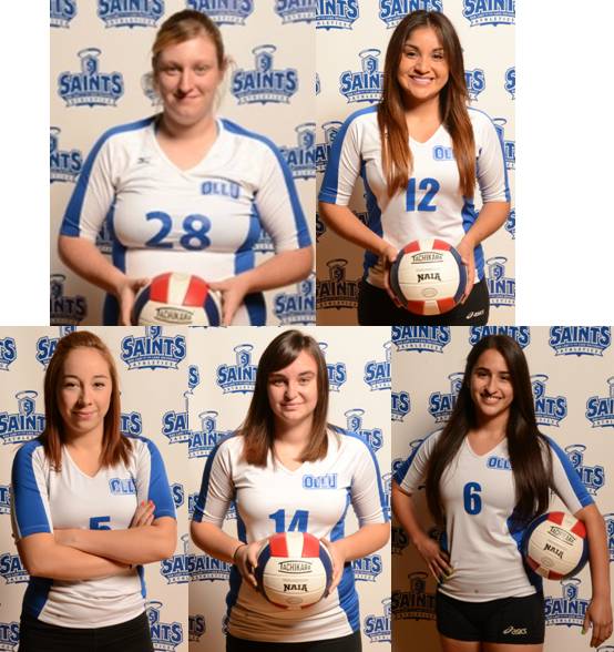 All-Conference Team: Christine Ruckman, Desirea Aguilar, Jessica Chavez, Bryttany Willoughby, Suzie Pena.