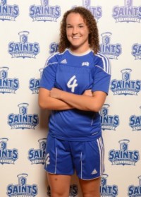 Teegan Luckemeyer scored the Saints' only goal.