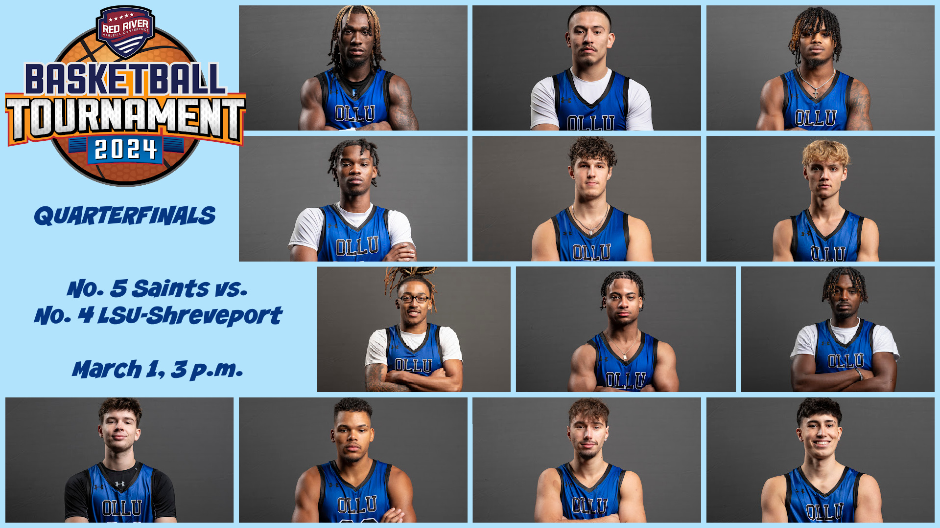 Men's Basketball Battles Shreveport in RRAC Tournament