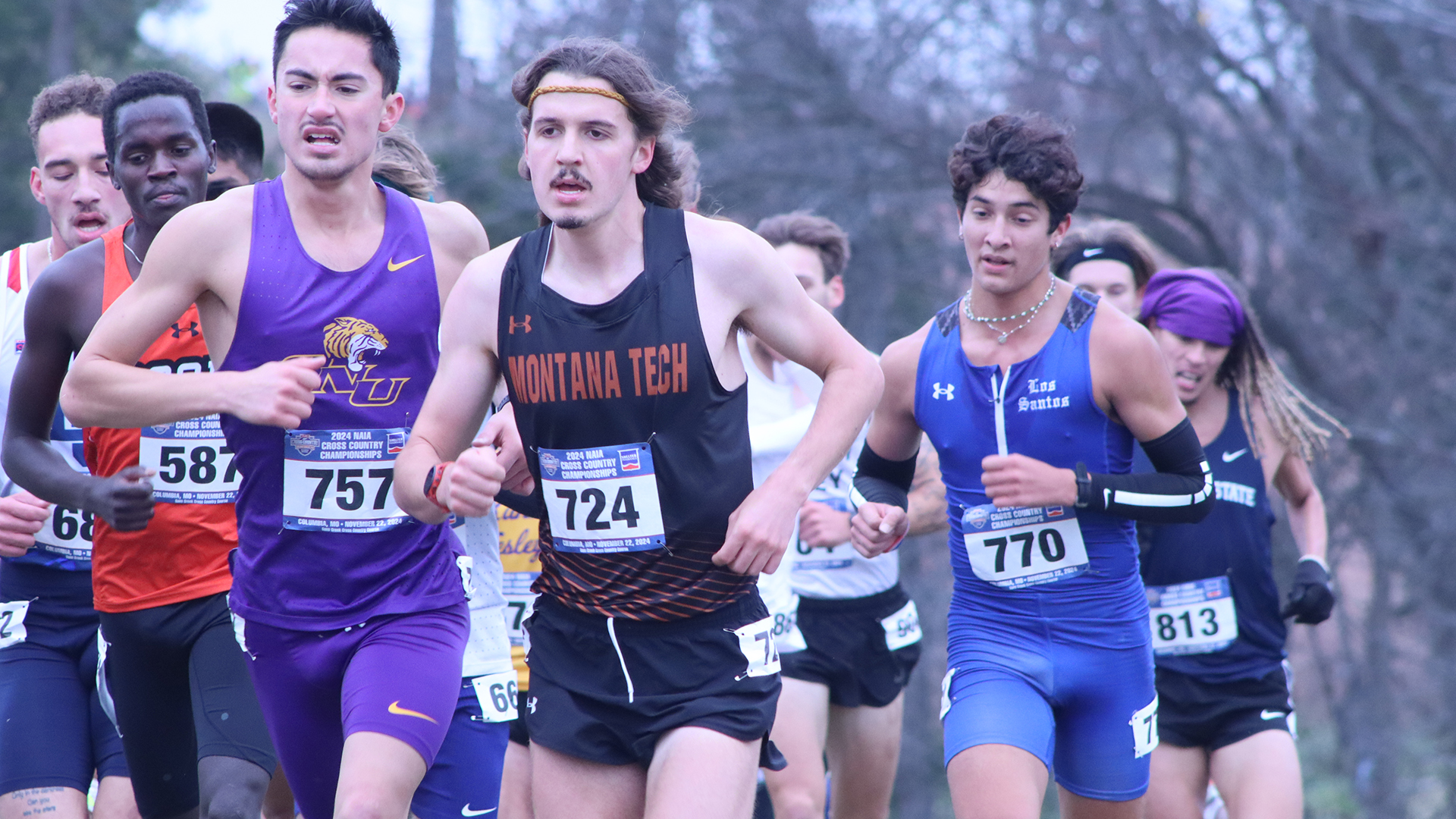 Isai Moran (#770) was the Saints top finisher.