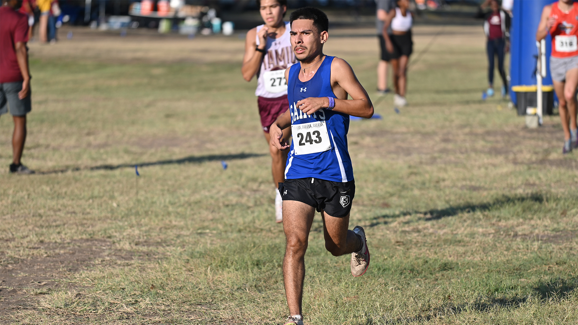 Jayden Turrubiates was the Saints' top finisher.