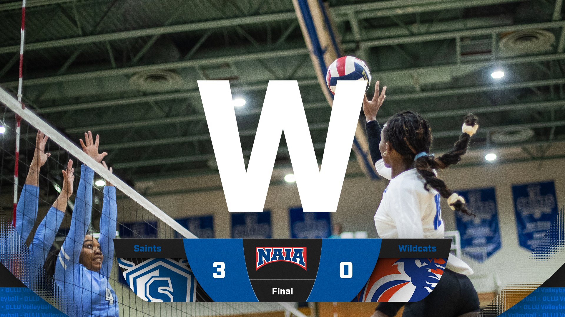 Saints Sweep Wildcats On Day Two, Remain Perfect In Conference Play